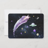 Astronaut Teddy Bear Space Danke Karte (Rückseite)