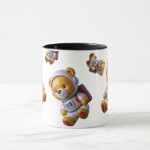 Astronaut Teddy Black Tasse (Zentrum)