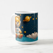 Astronaut Teddy Cut Kaffeetasse (Vorderseite Links)