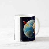Astronaut Teddy Kaffeetasse (VorderseiteRechts)