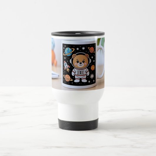 Astronaut Teddy-Reisebecher Reisebecher (Mittel)