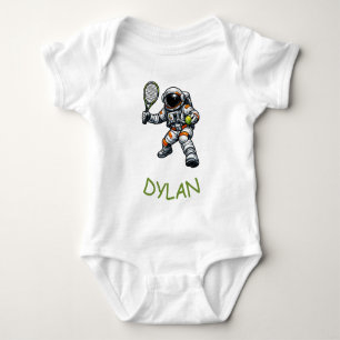 Astronaut Tennis Baby Strampler