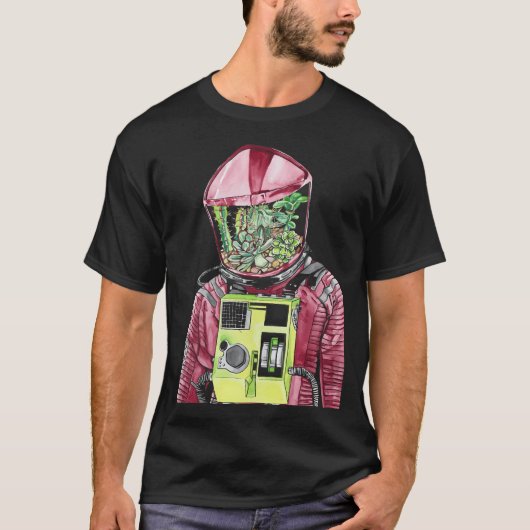 Astronaut Terrarium T-Shirt (Vorderseite)