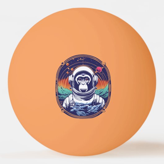 Astronaut Tischtennisball (Vorderseite)