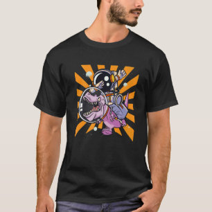 Astronaut Trex Space Dabbing T-Shirt