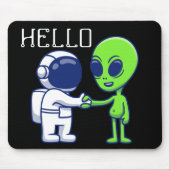 Astronaut trifft Alien Mousepad (Vorne)