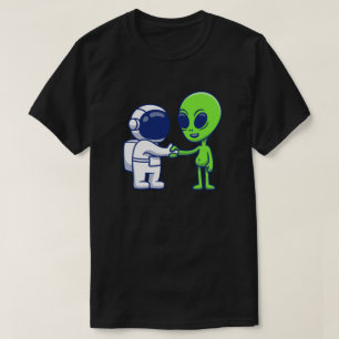 Astronaut trifft Alien T - Shirt