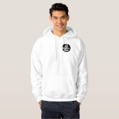 Astronaut über dem Mond Hoodie (Vorne ganz)
