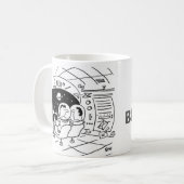 Astronaut überraschte, wie E-Mails zugestellt wurd Kaffeetasse (Vorderseite Links)