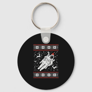 Astronaut Uggli Weihnachten Sweater Xmas Space Lov Schlüsselanhänger