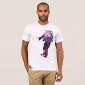 Astronaut! Umgang mit den Sternen (Sternhaufen) T-Shirt (Vorne ganz)