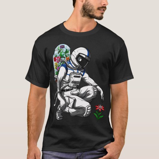 Astronaut Umweltaktivist T-Shirt (Vorderseite)