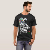 Astronaut Umweltaktivist T-Shirt (Vorne ganz)