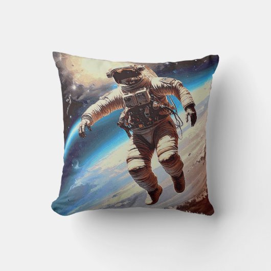 ASTRONAUT UNANGEBUNDEN KISSEN (Vorderseite)