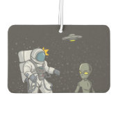 Astronaut und Alien Autolufterfrischer (Rückseite)