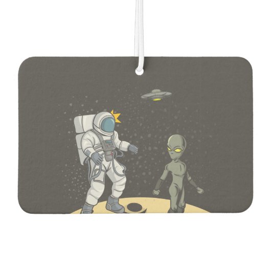 Astronaut und Alien Autolufterfrischer (Vorderseite)