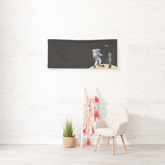 Astronaut und Alien Banner (Insitu)