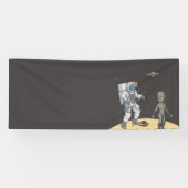 Astronaut und Alien Banner (Horizontal)