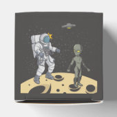 Astronaut und Alien Geschenkschachtel (Oben)
