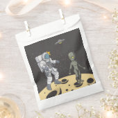 Astronaut und Alien Geschenktütchen (Ausgeschnitten)