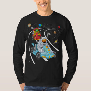 Astronaut und Alien Gokart T-Shirt