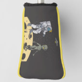 Astronaut und Alien Golf Headcover (Rotieren 90)