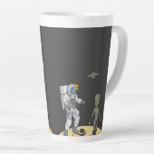 Astronaut und Alien Milchtasse (Rechte Ecke)