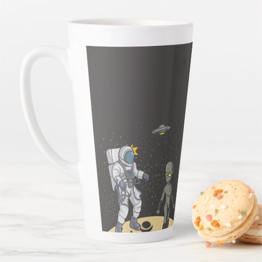 Astronaut und Alien Milchtasse (Beispiel)