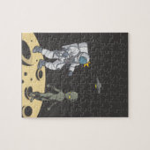 Astronaut und Alien Puzzle (Horizontal)