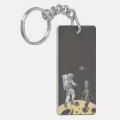 Astronaut und Alien Schlüsselanhänger (Vorderseite links)