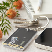 Astronaut und Alien Schlüsselanhänger (Vorderseite rechts)