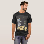 Astronaut und Alien T-Shirt (Vorne ganz)
