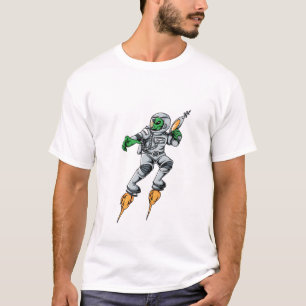 Astronaut und Alien T - Shirt