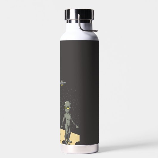 Astronaut und Alien Trinkflasche (Links)