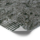 Astronaut und Apollo Moon Mission unter amerikanis Poster (Ecke)