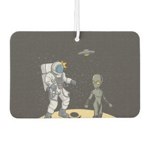 Astronaut und Außerirdischer    Autolufterfrischer