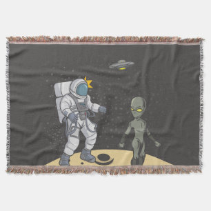 Astronaut und Außerirdischer    Decke