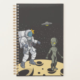 Astronaut und Außerirdischer    Planer