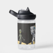 Astronaut und Außerirdischer Trinkflasche (rechts)