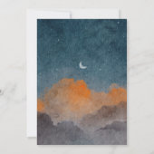 Astronaut und Jet zum Geburtstag Einladung (Rückseite)