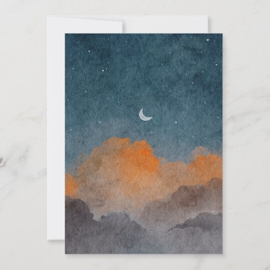 Astronaut und Jet zum Geburtstag Einladung (Rückseite)