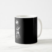 ASTRONAUT UND MOND KAFFEETASSE (VorderseiteRechts)