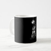 ASTRONAUT UND MOND KAFFEETASSE (Vorderseite Links)
