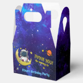 Astronaut und Moon Geschenkschachtel (Geöffnet)