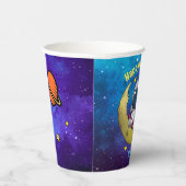 Astronaut und Moon Pappbecher (Rechts)