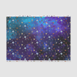 Astronaut und Moon Seidenpapier