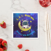 Astronaut und Moon Serviette (Beispiel)