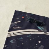 Astronaut und Planeten Strandtuch (Beispiel)