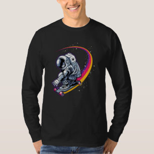 Astronaut und Skateboard T-Shirt
