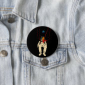 Astronaut und Weltraum Button (Beispiel)